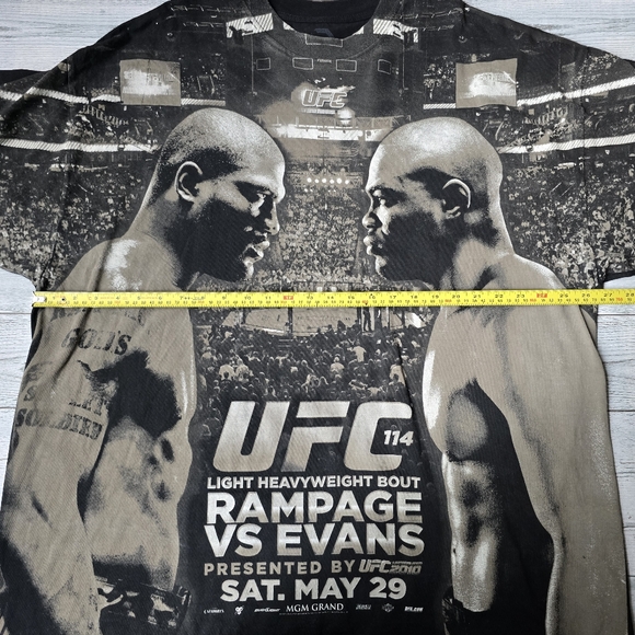 UFC 114 Rampage VS Evans T Shirt 2010 Size XXXL - Picture 11 of 14